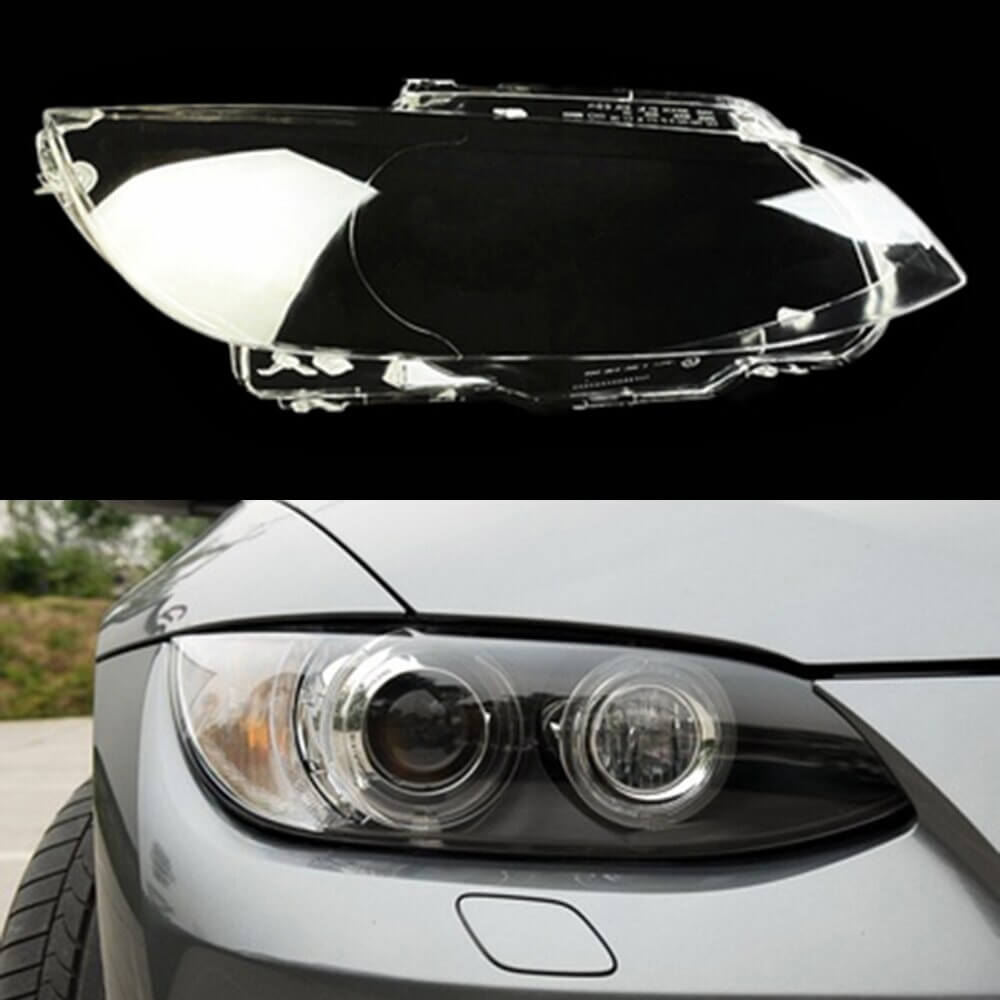 Jobb oldali fényszóró búra, kompatibilis a BMW 3-as sorozat E92 facelift előtti (2006–2010) modellekkel.