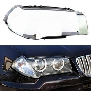 BMW X3 E83 2006-2010 modellekkel kompatibilis jobb oldali fényszóró üveg