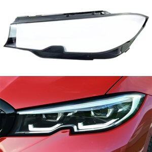 Bal oldali fényszóró lencse kompatibilis a BMW 3-as sorozat G20/G21/G28 facelift előtti 2019-2022 modellekkel