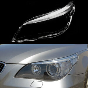 Jobb oldali fényszóróüveg kompatibilis BMW 5-ös sorozat E60 E61 2003-2010 LED díszítéssel integrálva (copie) (copie)